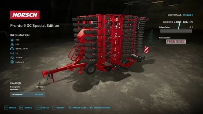 HORSCH Pronto 9 DC Special Edition v1.0.0.0