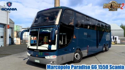 Marcopolo Paradiso G6 1550 LD Scania 6x2 + Skins BR 1.43.x