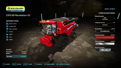 New Holland cr10.90 Revelation v2.1.0.0