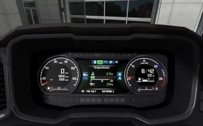 Next Gen Scania Custom Dash v2.1 for 1.43