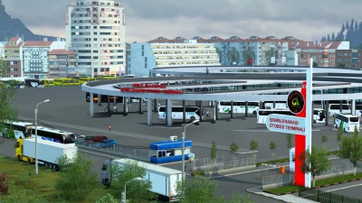 OyunyusBisMap - New Turkey Map With Beautiful Bus Terminals - ETS2 1.43