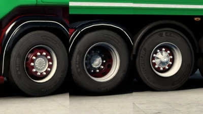 Paintable Oldschool Rims for Truck and Trailer v1.1