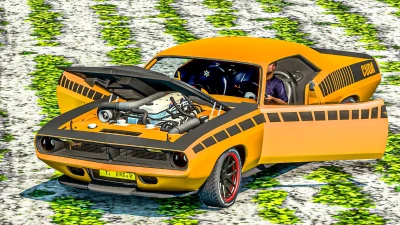 Plymouth Barracuda 2016 / 1968 Car Mod For ETS2 and ATS 1.43