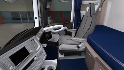 Scania S & R White - Black - Blue Interior 1.43