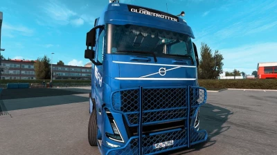 Volvo FH5 Blue Danish Plush Interior v1.0