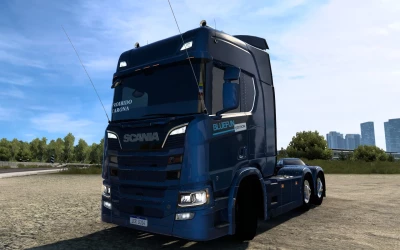 ADESIVO SCANIA R 2019 BY CRJ MODDING PROIBIDO CARONA 1.0 1.42 1.46