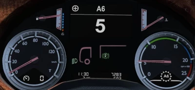 DAF XF Euro 6 Minimal Dashboard v1.1