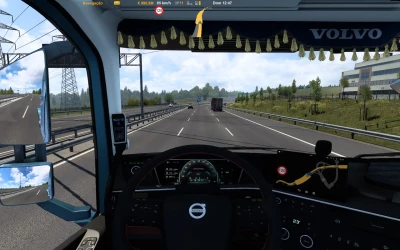 GPS ON TOP OF THE SCREEN ETS2 1.0 1.40 1.46