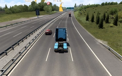 GPS ON TOP OF THE SCREEN ETS2 1.0 1.40 1.46