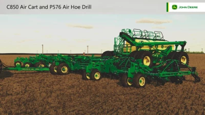 John Deere C850 Air Cart And P576 Air Hoe Drill v1.0.0.0