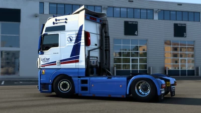 LeChat Logistics skin for MAN Euro 6 v1.0