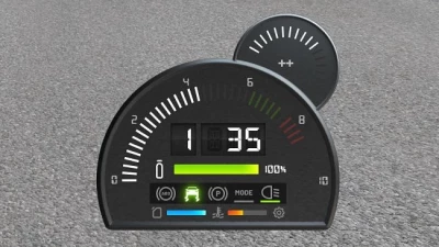 ProStreet-style Digital Tachometer v1.0