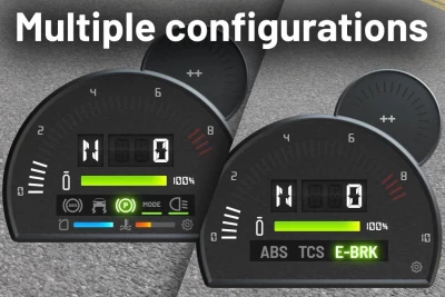 ProStreet-style Digital Tachometer v1.0