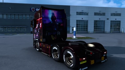 Scania Cyberpunk 2077 Skin 1.45