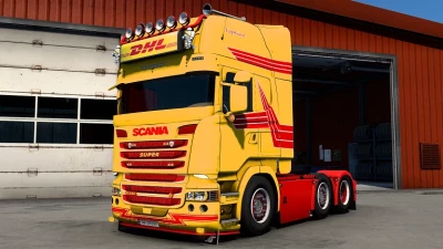 Scania FreD DHL Skin 1.45