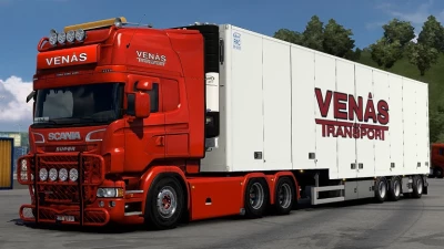 Scania RJL Venås Transport Combo Skin 1.45