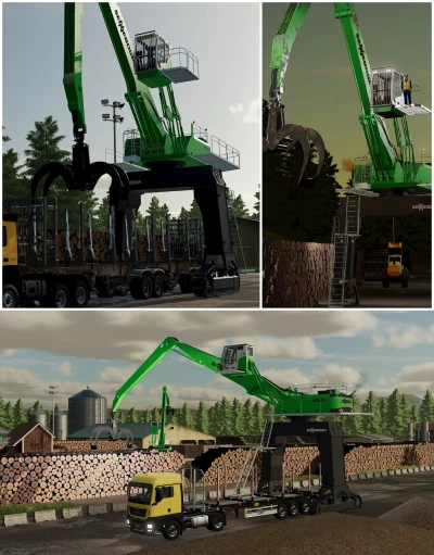 Sennebogen 850e Gantry Log Unloader v1.0.0.0