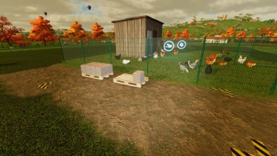 Small Wooden Chicken Coop With Enclosure v1.0.0.0