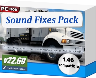 ATS Sound Fixes Pack for 1.46 open beta only v22.69