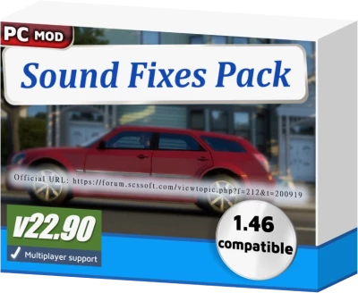 ETS2 Sound Fixes Pack for 1.46 open beta only v22.90