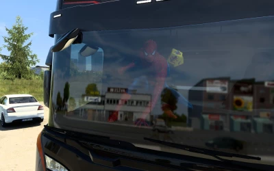 STICKER GLASS SPIDER-MAN 1.0 1.45