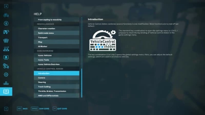 Vehicle Control Addon v1.2.0.0