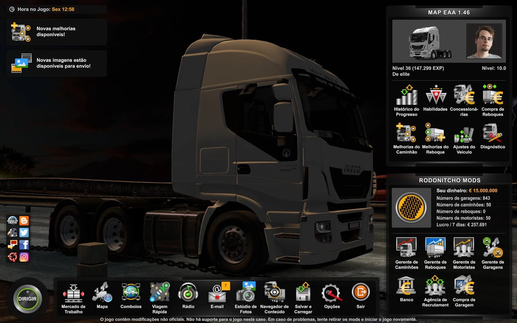 Comboios Euro Truck SImulator 2