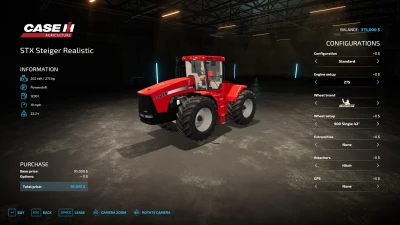 CaseIH STX STeiger Realistic v1.0.0.1