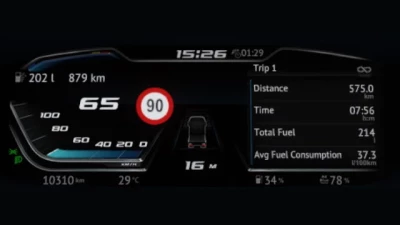 DAF XG-XG+ Improved Dashboard v1.2.5