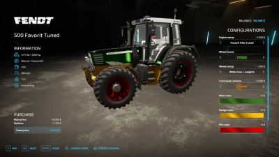 Fendt Favorite 500 Tuned v1.1.2.5