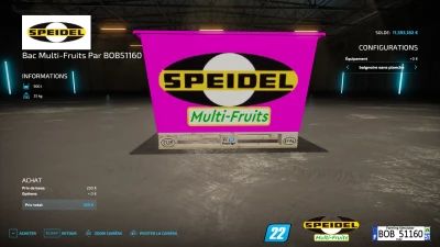 FS22 Bac Multi Fruits By BOB51160 v1.0.0.0