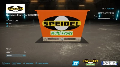 FS22 Bac Multi Fruits By BOB51160 v1.0.0.0