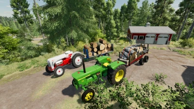 fs22 old homemade style log trailer v1.0.0.0