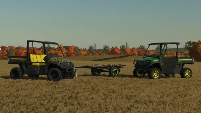 John Deere XUV865E And Cargo Cart v2.0.0.0