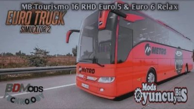 MB-Tourismo 16 RHD Euro 5 & Euro 6 Relax 1.43x To 1.45x