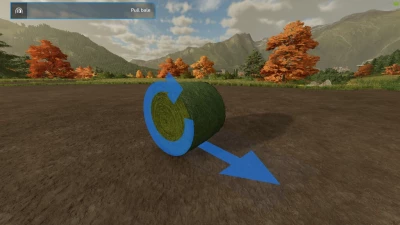 Push Round Bales v1.0.0.0