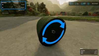 Push Round Bales v1.0.0.0