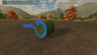 Push Round Bales v1.0.0.0