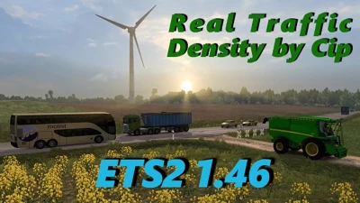 Real Traffic Density ETS2 1.46.c