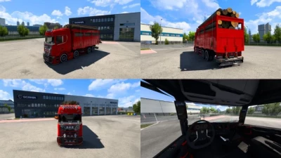 Scania S 8x2 (Kirkayak) + Cargo Mod v2.0 - 1.46