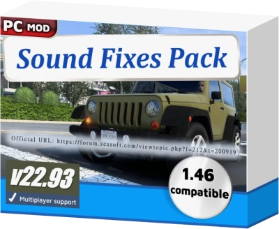 ATS Sound Fixes Pack for 1.46 open beta only v22.93