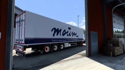 Volvo FH Moum Transport Snøhvit Combo Skin 1.46