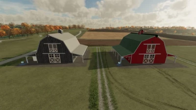 American Barn With Bale Storage v1.0.0.0