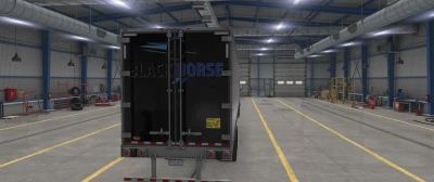 Cascadia Truck and trailer skin Black Horse Transport 1.46