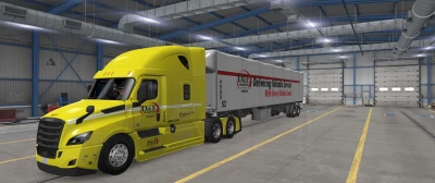 FLATBED 53' Skin. And Cascadia Yellow Skin 1.46