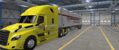 FLATBED 53' Skin. And Cascadia Yellow Skin 1.46