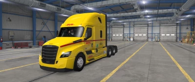 freightliner Cascadia DHL Skin Cabin A 72-inch sleeper RR 1.46