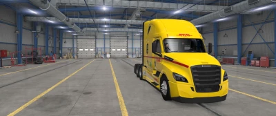 freightliner Cascadia DHL Skin Cabin A 72-inch sleeper RR 1.46