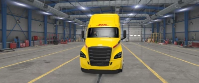 freightliner Cascadia DHL Skin Cabin A 72-inch sleeper RR 1.46