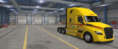 freightliner Cascadia DHL Skin Cabin A 72-inch sleeper RR 1.46